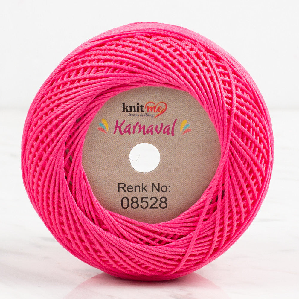 Knit Me Karnaval Knitting Yarn, Dark Pink - 8528