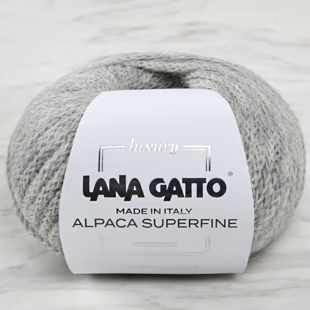 Lana Gatto Alpaca Superfine, Light Grey - 7611