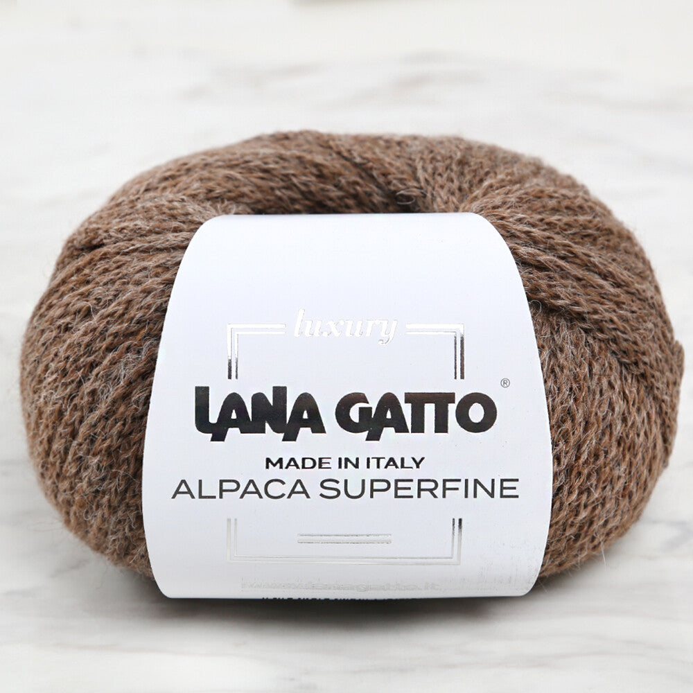 Lana Gatto Alpaca Superfine, Brown - 8479