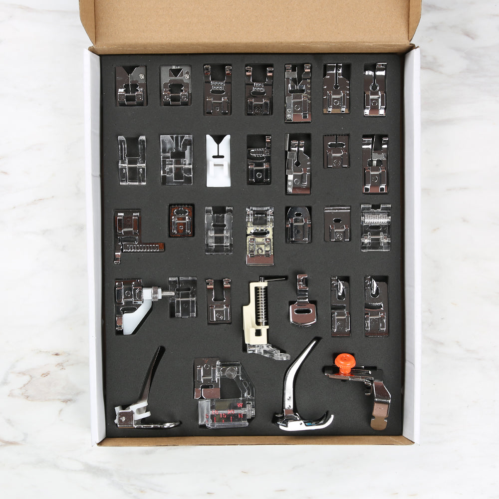 Yabalı Sewing Machine Foot Set of 32