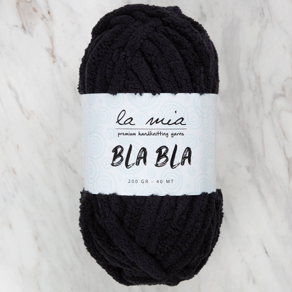 La Mia Bla Bla Hand Knitting Yarn ,Black LB013