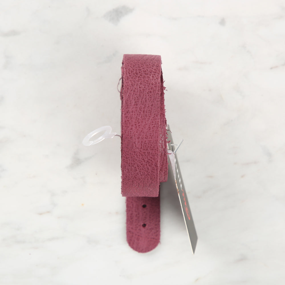 Knitme Genuine Leather Sports Sewing Bag Strap 70x1.7 cm Purple BA-0075