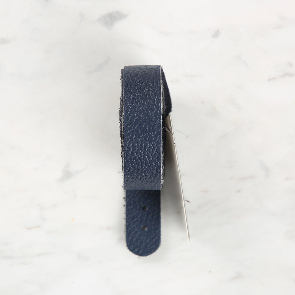 Knitme Genuine Leather Sports Sewing Bag Strap 70x1.7 cm Blue BA-0075