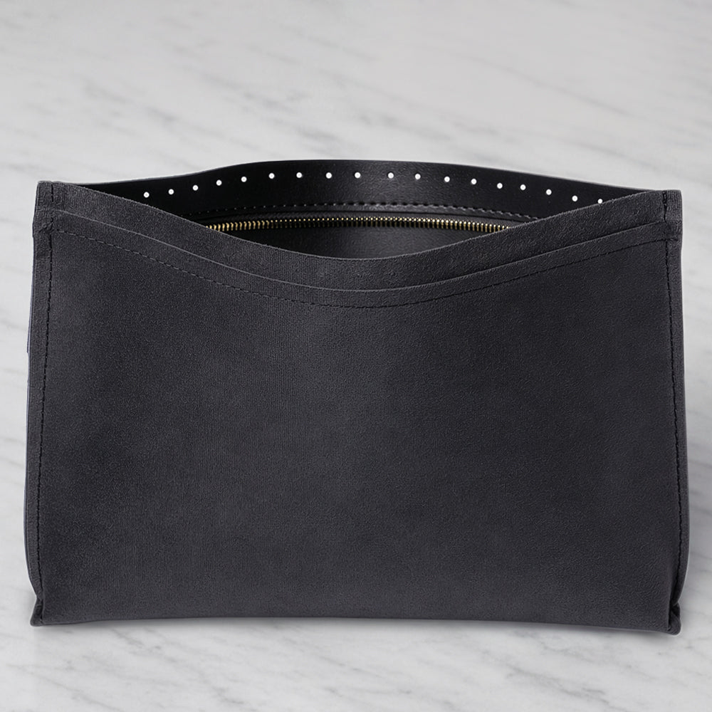 Knitme Knitted Leather Bag Lining Black 35*25 cm - BA-0154 