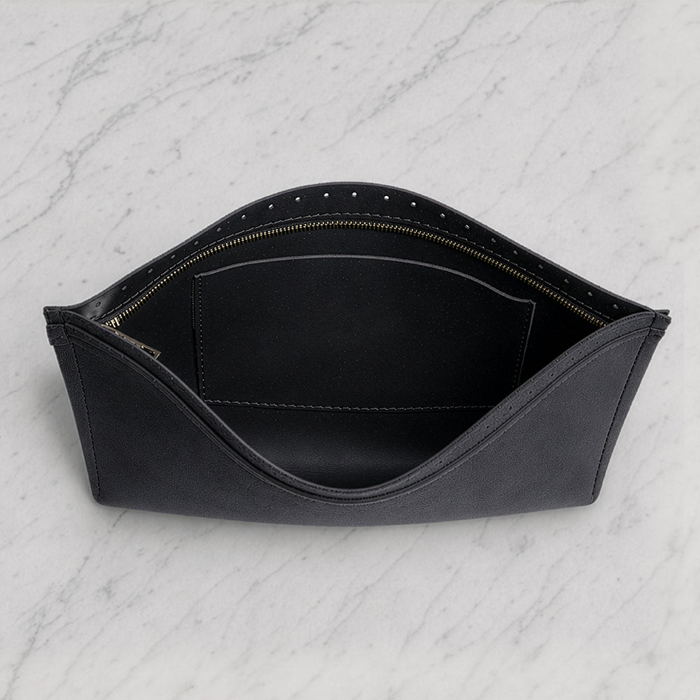 Knitme Knitted Leather Bag Lining Black 35*25 cm - BA-0154 