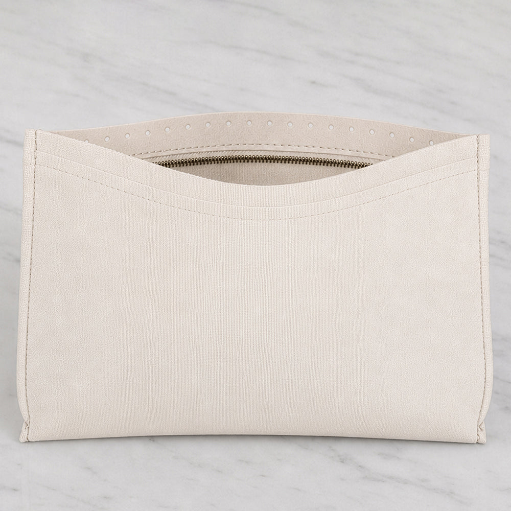 Knitme Knitted Leather Bag Lining Cream 35*25 cm - BA-0154 