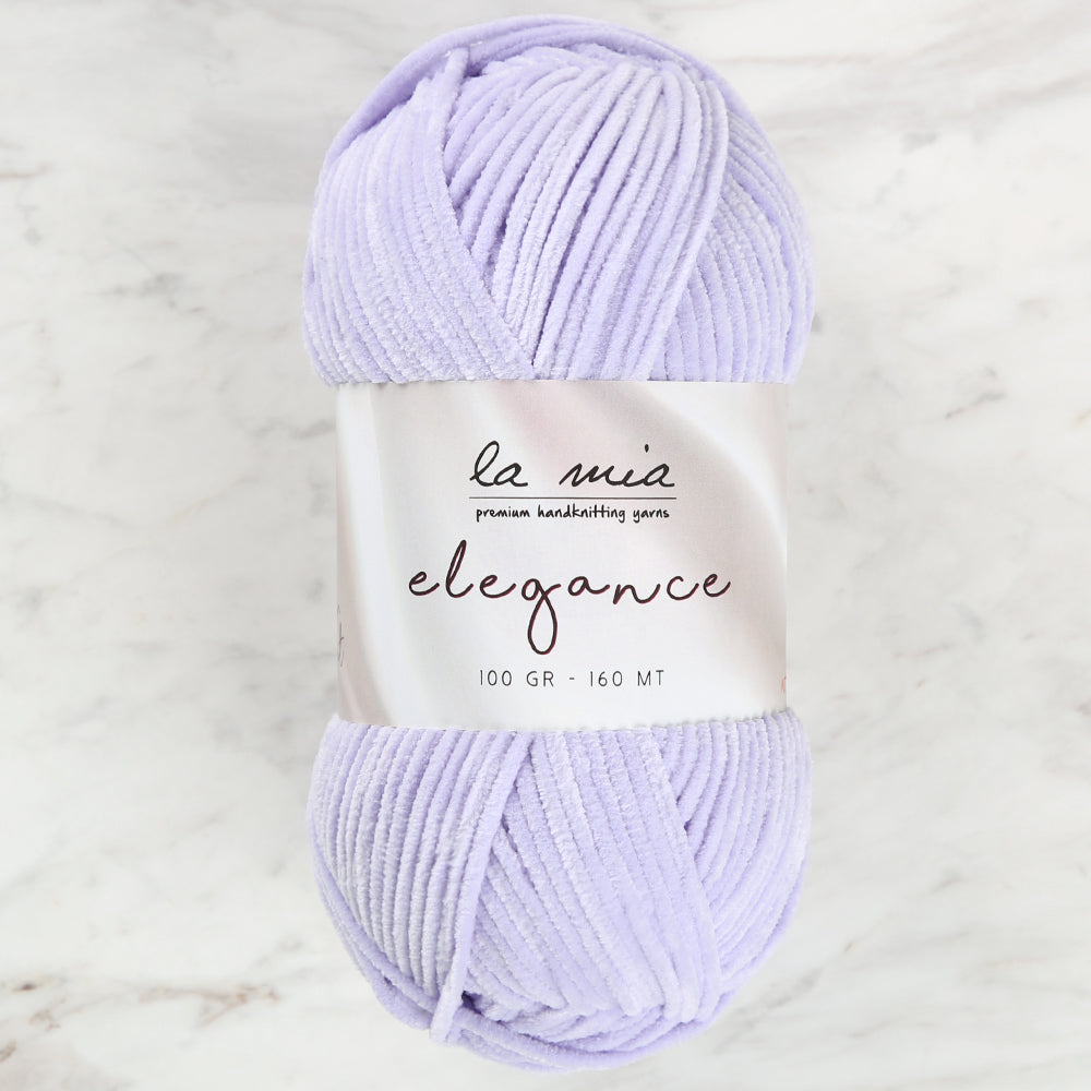 La Mia Elegance Velvet Hand Knitting Yarn,Baby Blue - L941