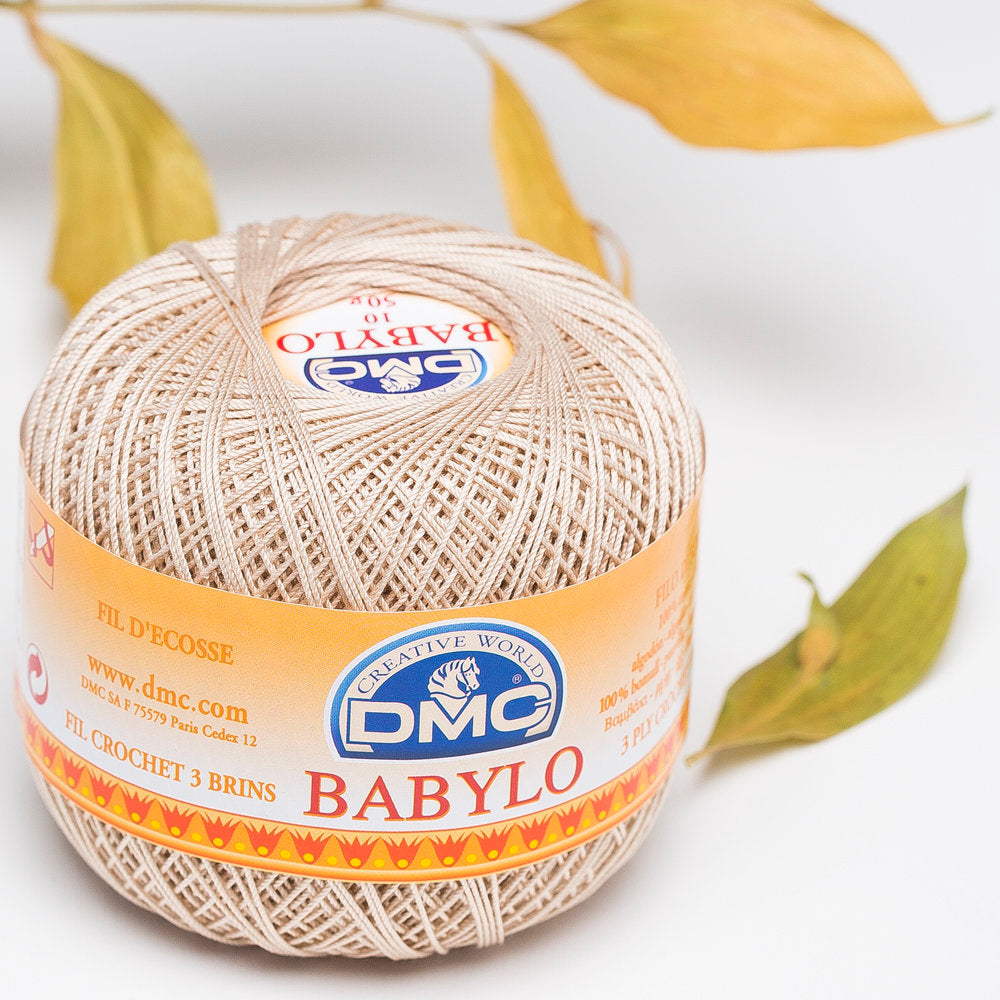 DMC Babylo 50gr Cotton Crochet Thread No:10, Beige - 842