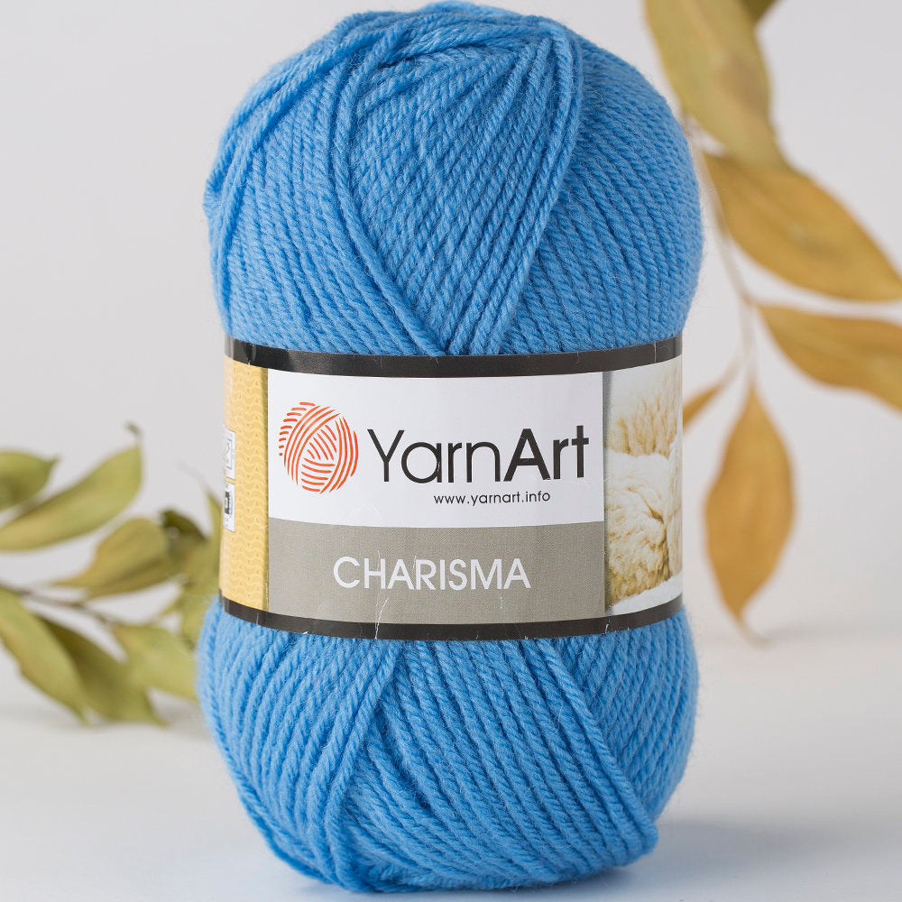 YarnArt Charisma Yarn, Blue - 3037