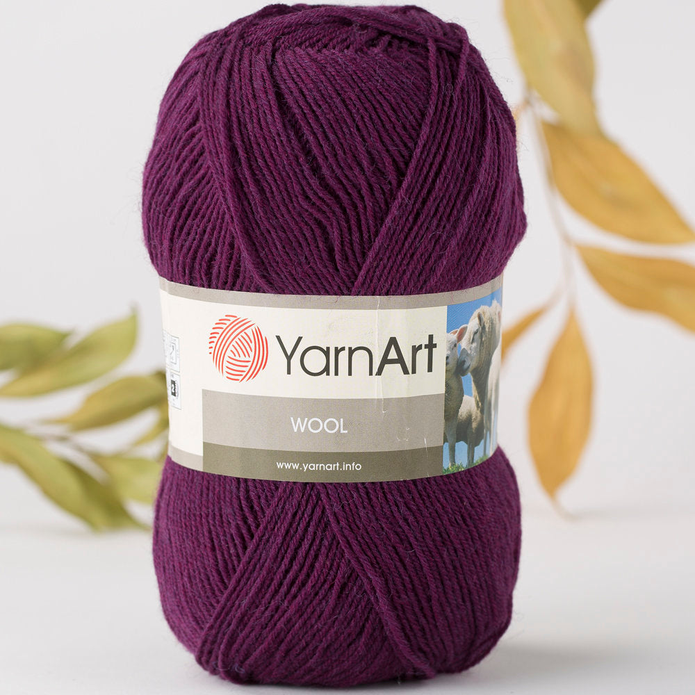 YarnArt Wool Yarn, Purple - 10094