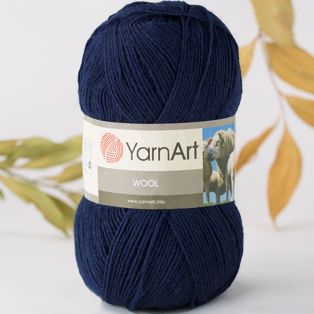 YarnArt Wool Yarn, Navy Blue - 6203