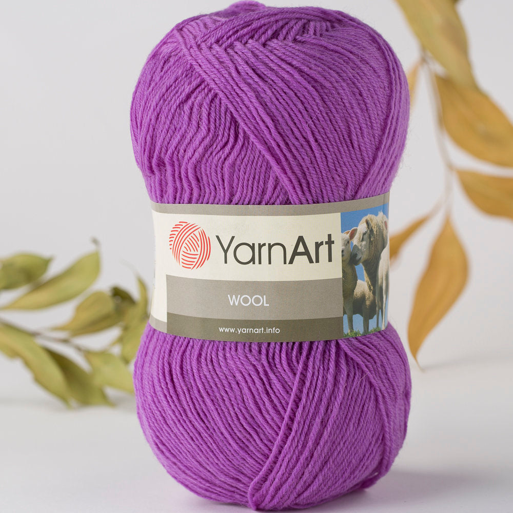YarnArt Wool Yarn, Lilac - 9561