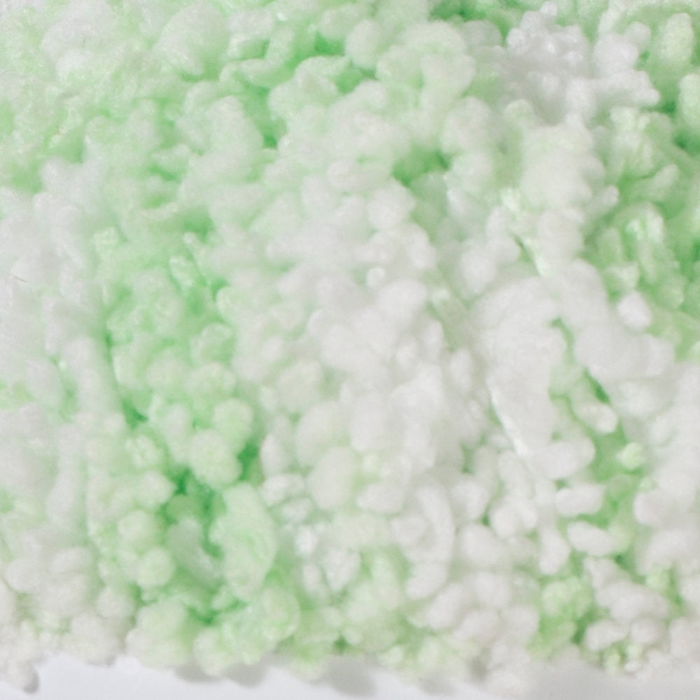 Kartopu Anakuzusu Color Fluffy Yarn, Multi Greens- F403