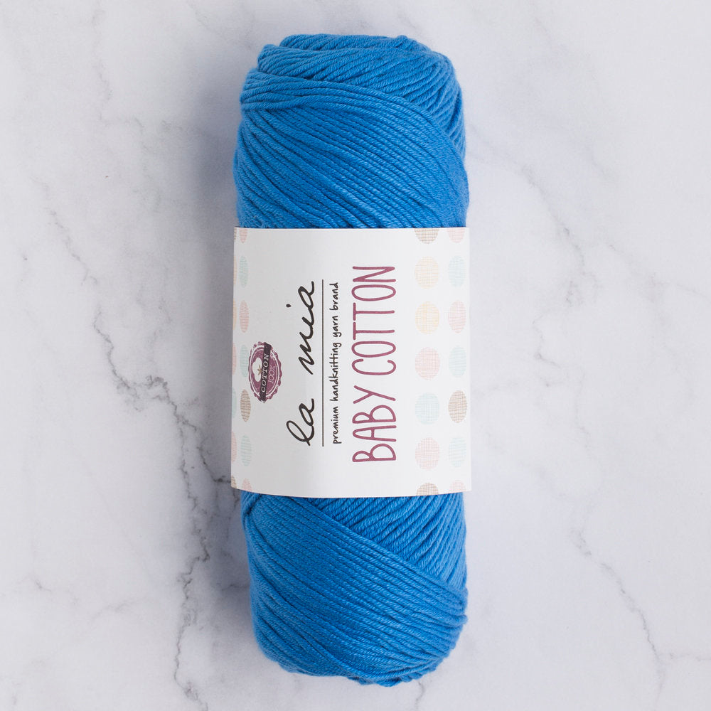 La Mia Baby Cotton Yarn, Dark Blue - L034