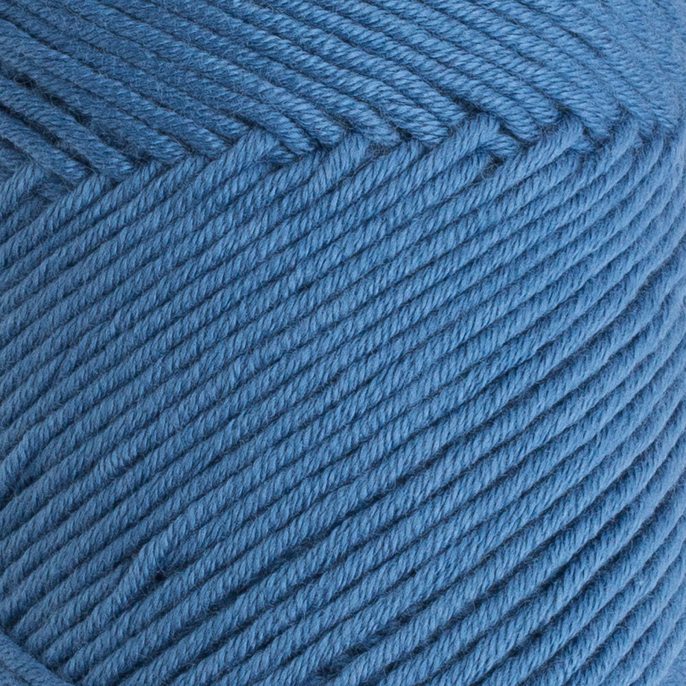 La Mia Baby Cotton Yarn, Matte Blue - L035