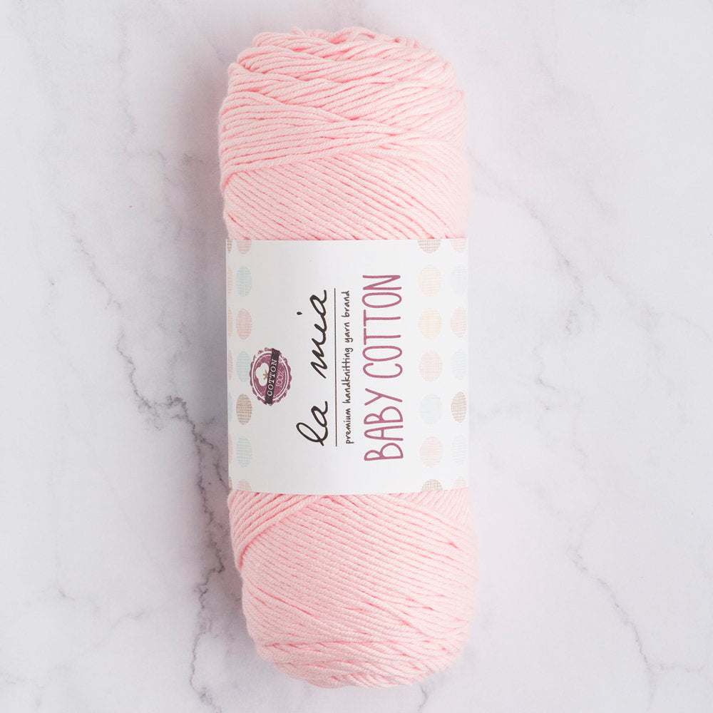 La Mia Baby Cotton Yarn, Candy Pink - L040