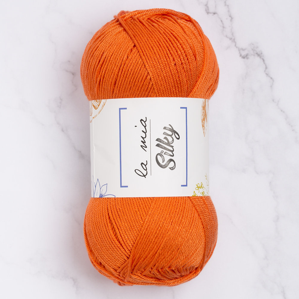 La Mia Silky Yarn, Orange - L012