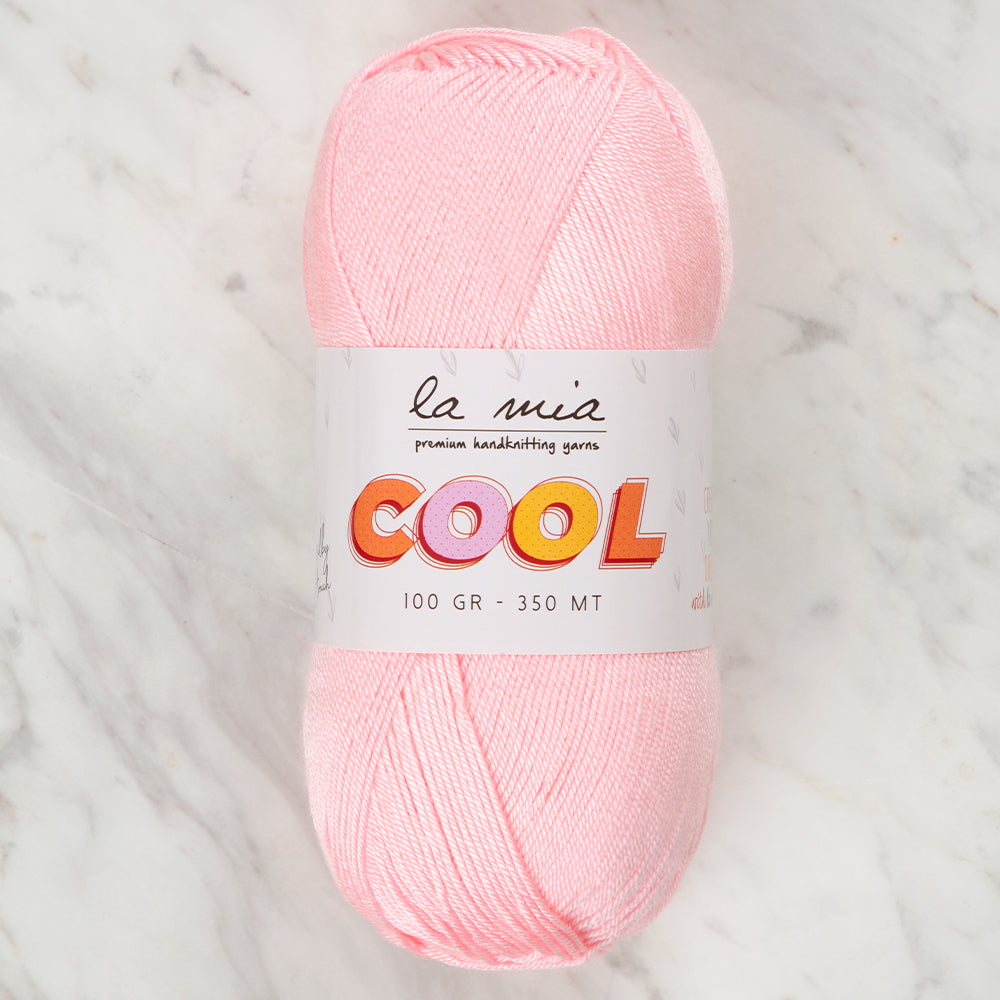 La Mia Cool Hand Knitting Yarn ,Pink L015