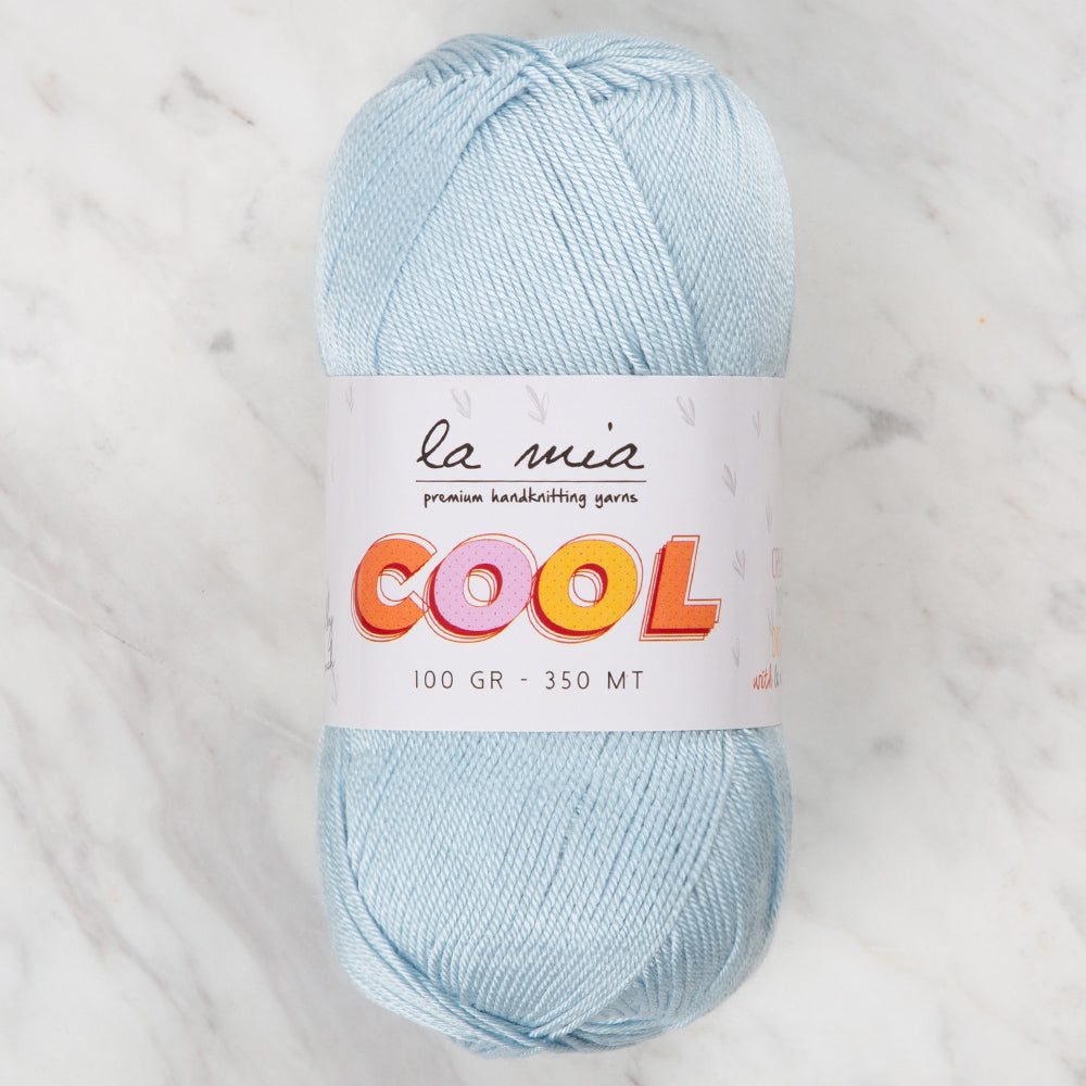 La Mia Cool Hand Knitting Yarn ,Blue L021