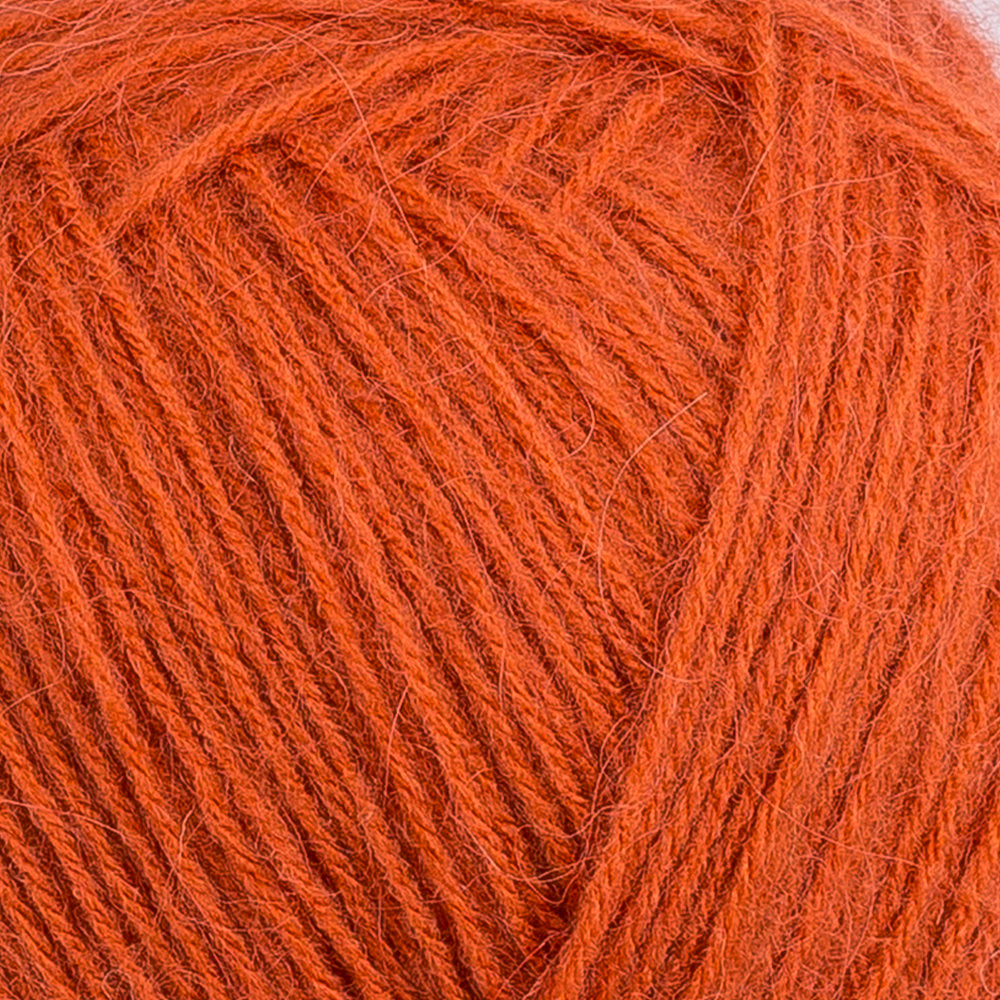 Kartopu Angora Natural Knitting Yarn, Brick Color - K1210