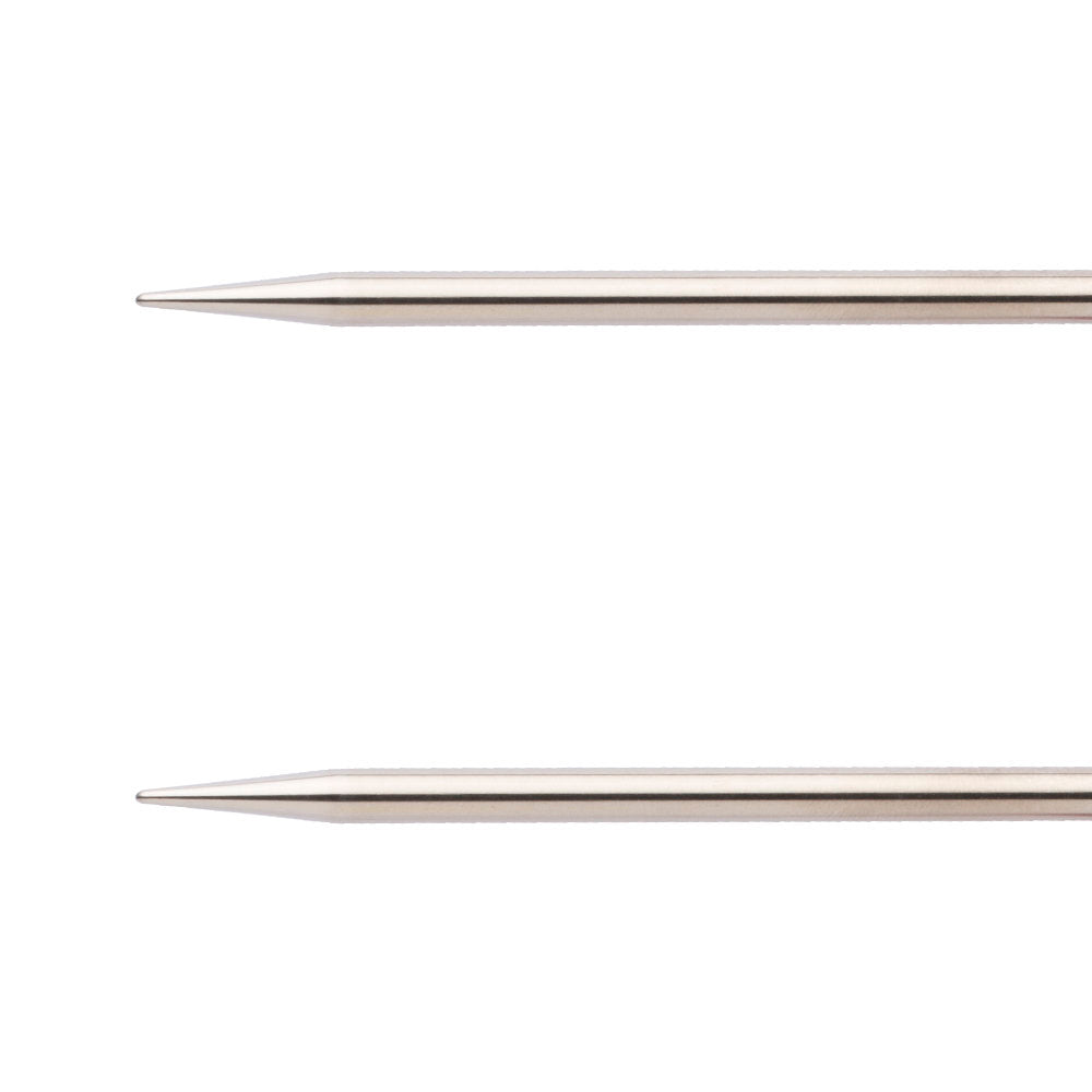 ChiaoGoo Knit Red 5.00 mm 100 cm Stainless Steel Fixed Circular Needle - 6040-8