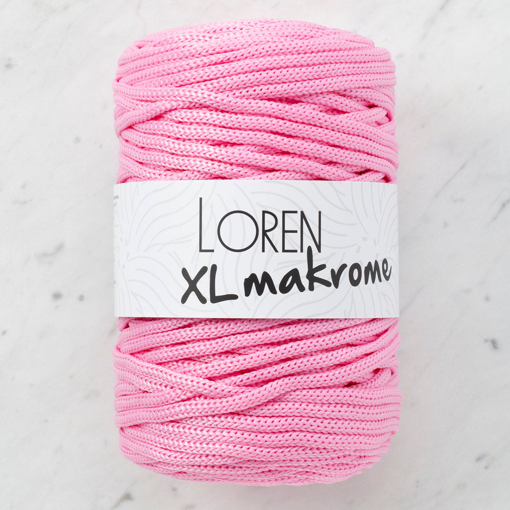 Loren XL Makrome Cord, Pink - R047