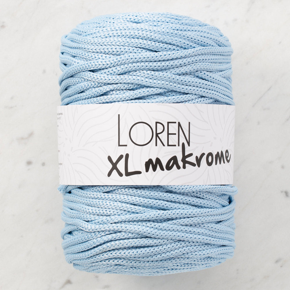 Loren XL Makrome Cord, Baby Blue - R051