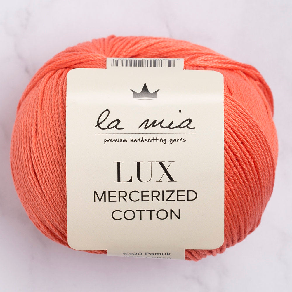 La Mia Lux Mercerized Cotton Yarns, Vermilion - 13