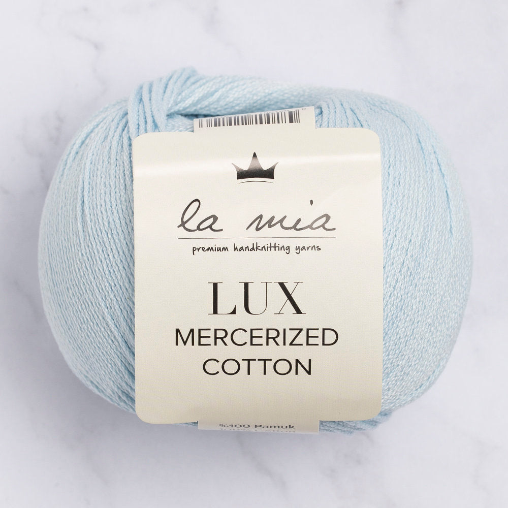 La Mia Lux Mercerized Cotton Yarns, Baby Blue - 79
