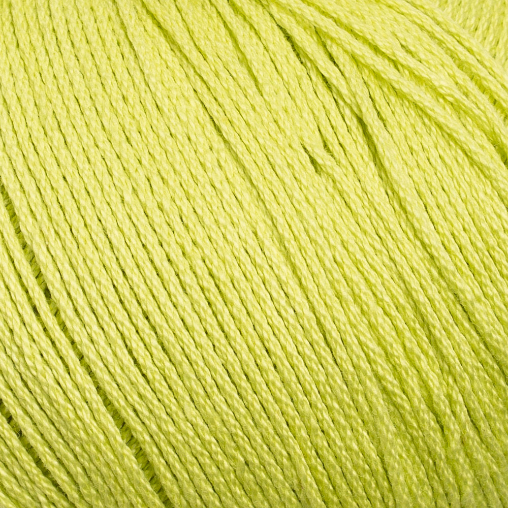 La Mia Lux Mercerized Cotton Yarn, Yellow Green - 150