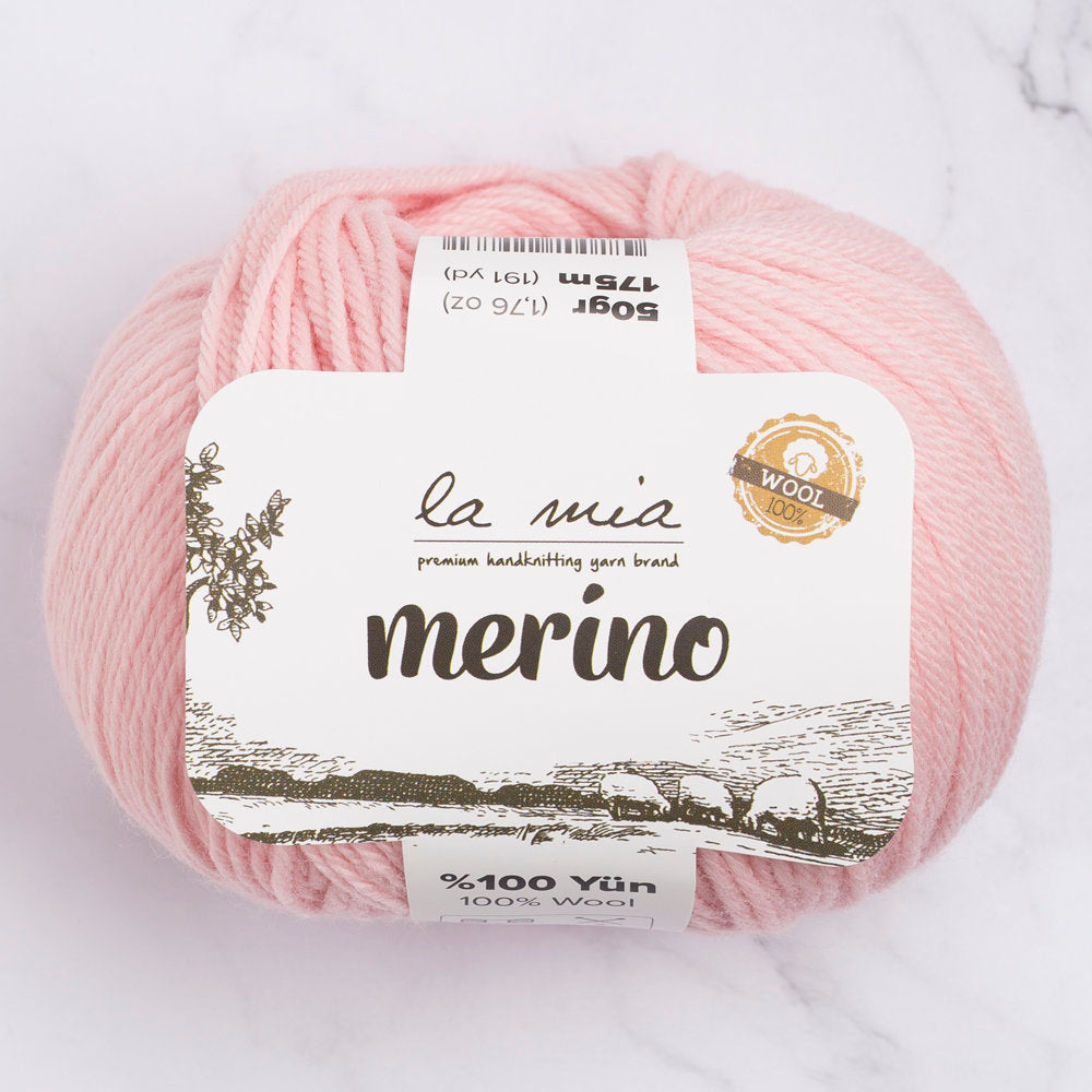 La Mia Merino Yarn, Pink - L040