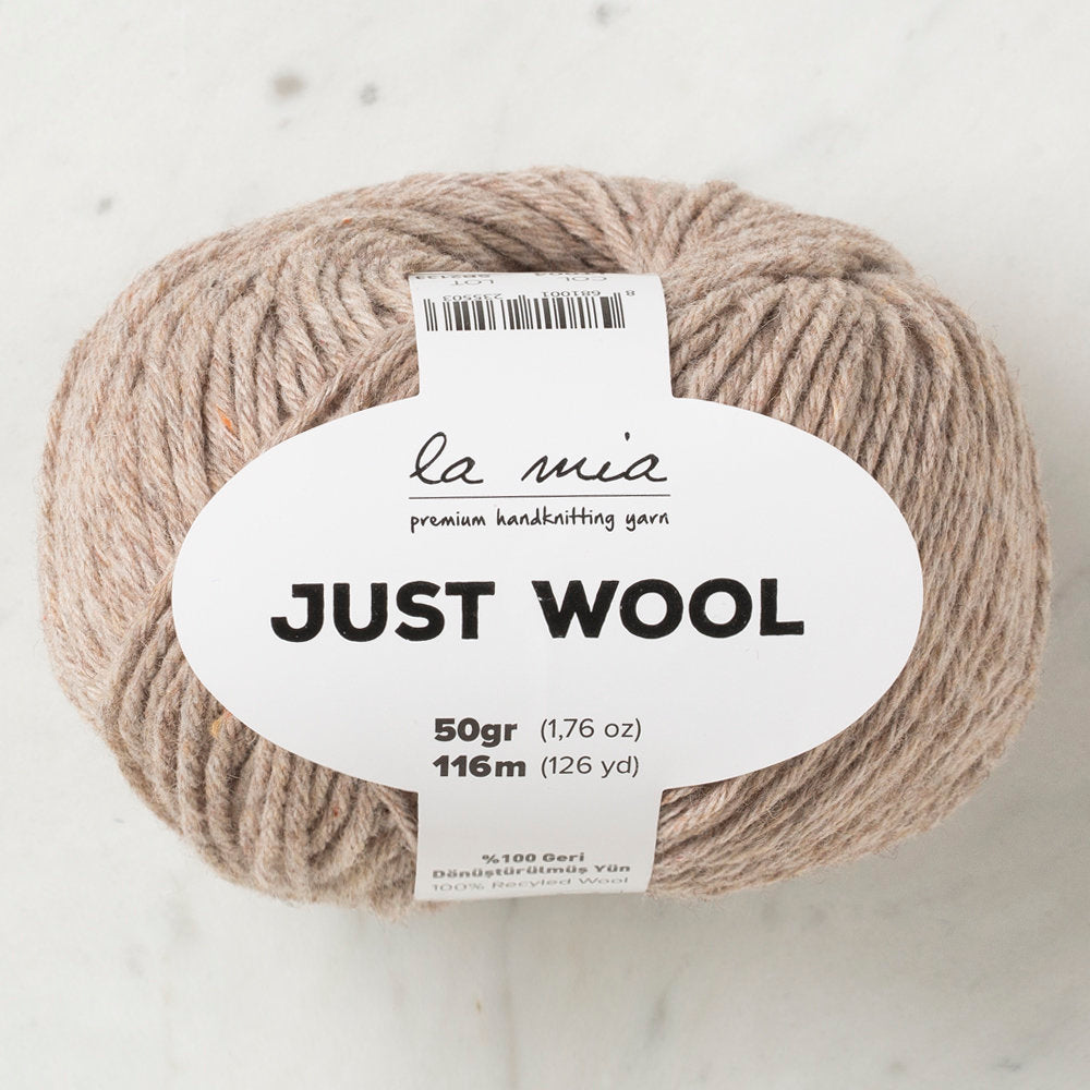 La Mia Just Wool Yarn, Beige - LT004