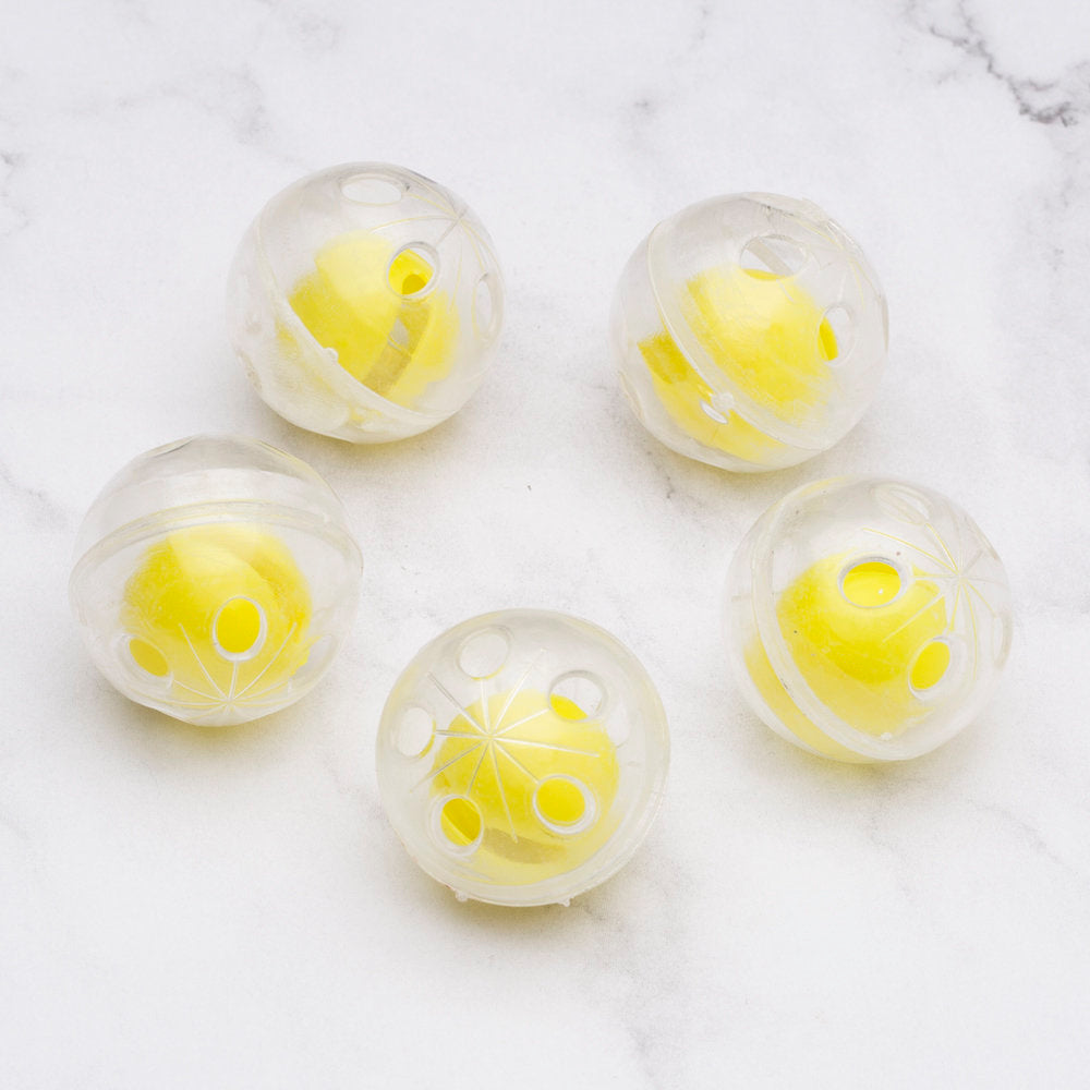 Loren 5 Pcs Plastic Rattle Bell for Doll Making