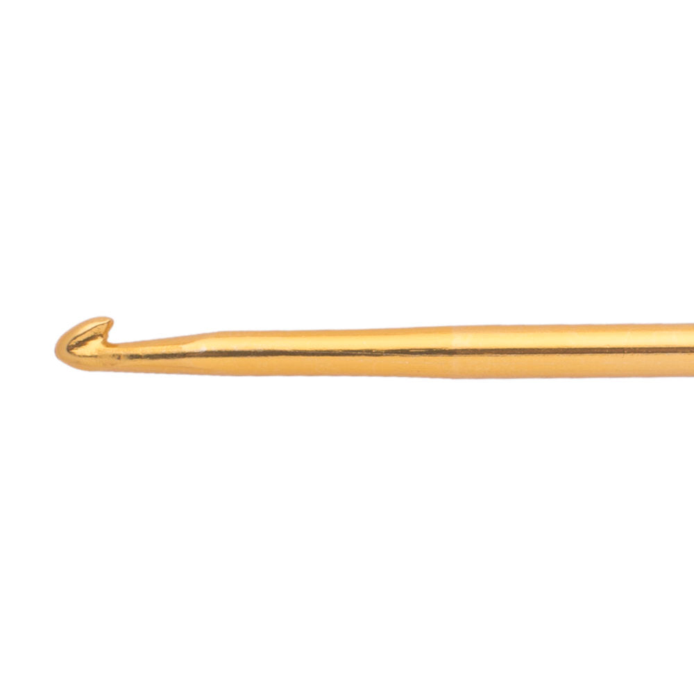 Kartopu 3.5 mm 15 cm Metal Crochet Hook, Gold