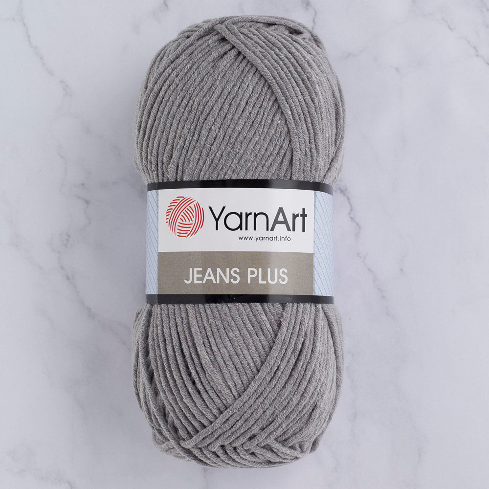YarnArt Jeans Plus Cotton Yarn, Grey - 46