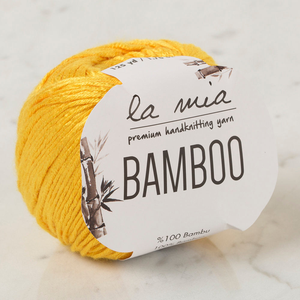 La Mia Bamboo Yarn, Mustard Yellow - L003