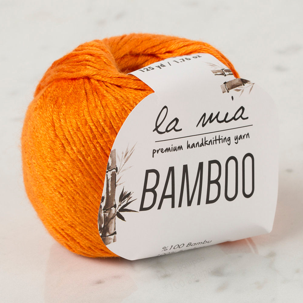 La Mia Bamboo Yarn, Orange - L150