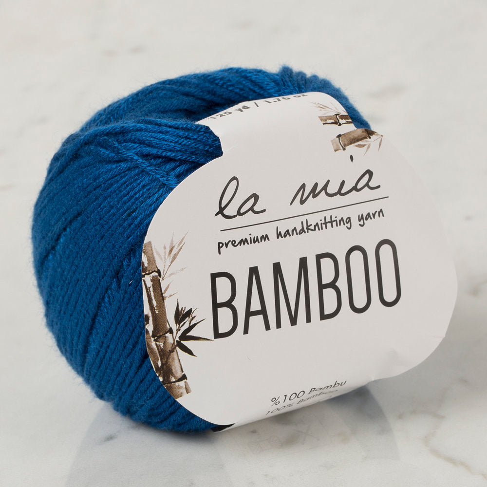 La Mia Bamboo Yarn, Navy Blue - L196