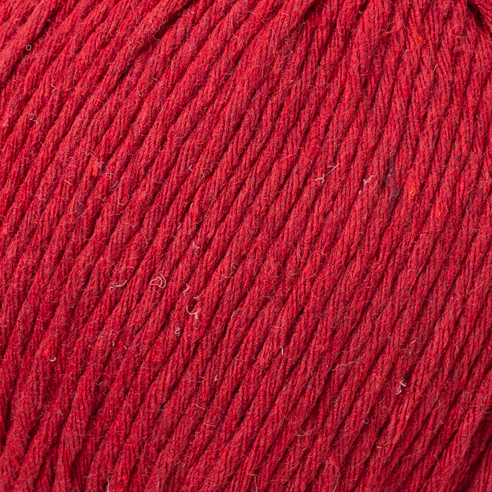 Loren Natural Cotton Yarn, Cherry Red - R099