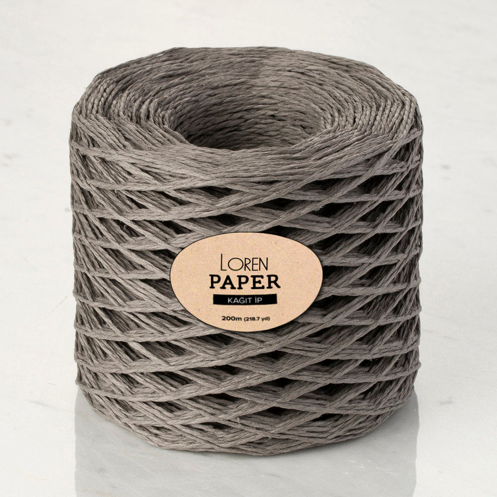 Loren Paper Yarn, Antracite - RH30