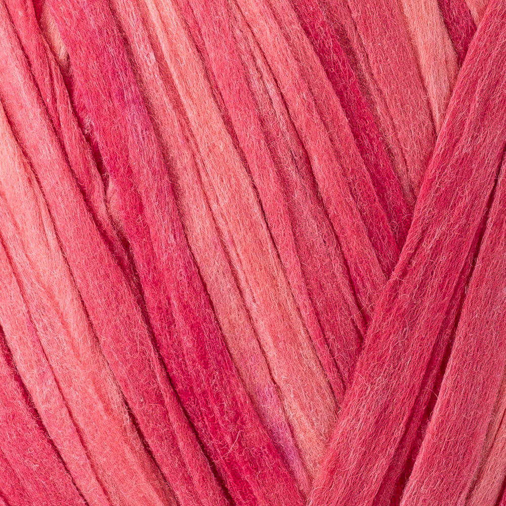 La Mia Lollipop Variegated Tape Yarn, Pink - LL002