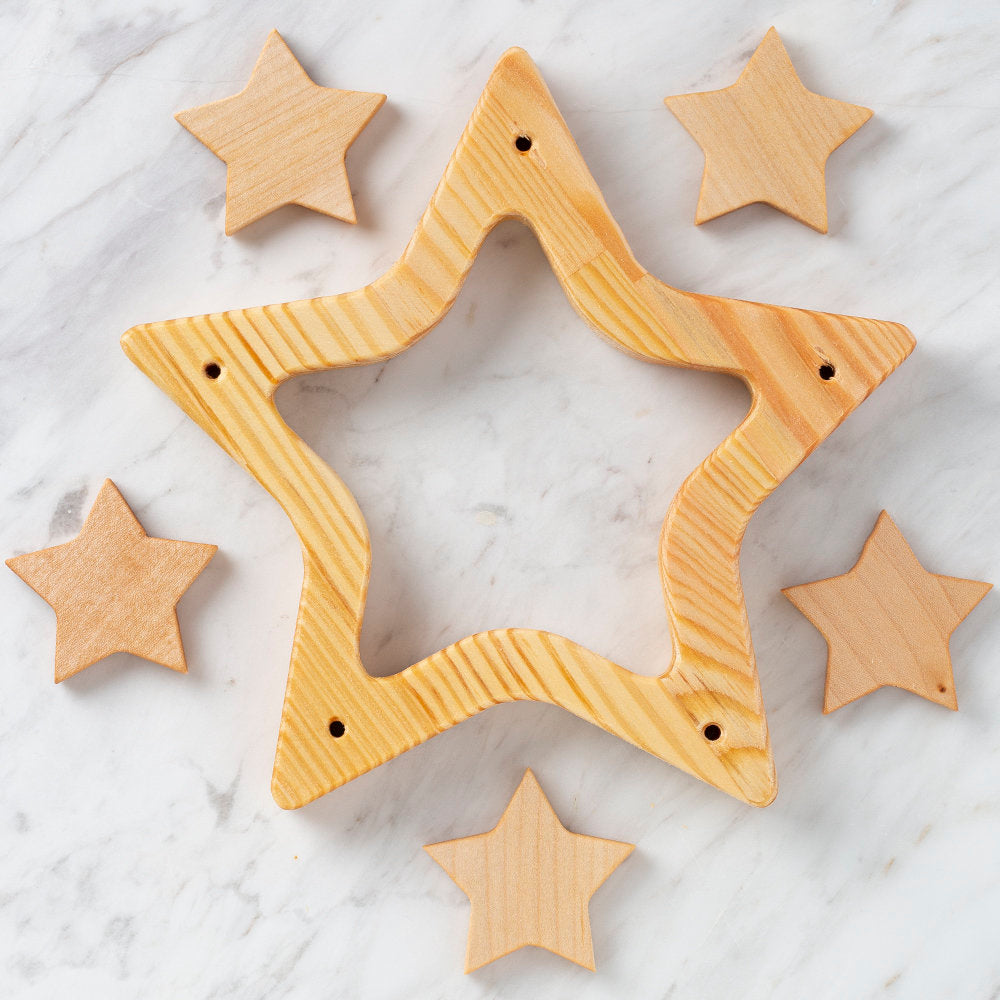 Hobi Baby Star Shaped Wooden Baby Crib Mobile Set