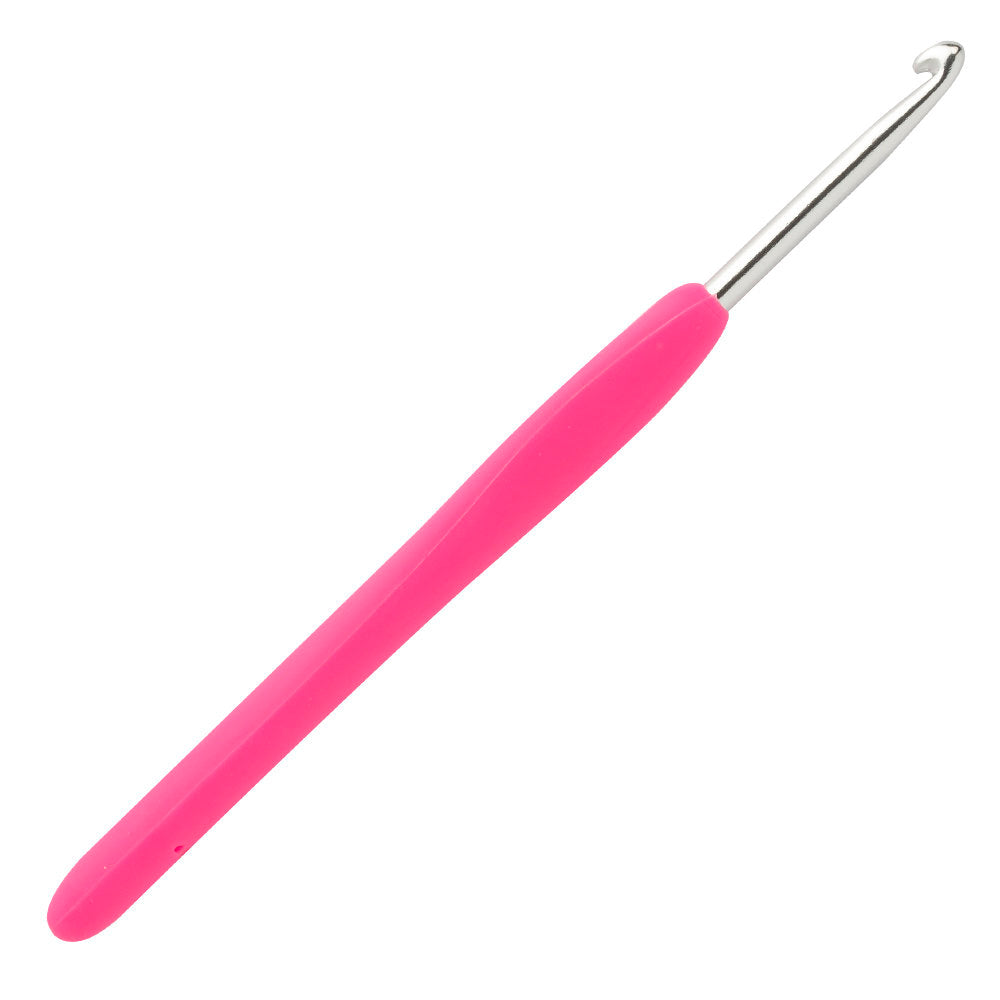 Loren 4 mm Soft Handled Crochet Hook, Pink