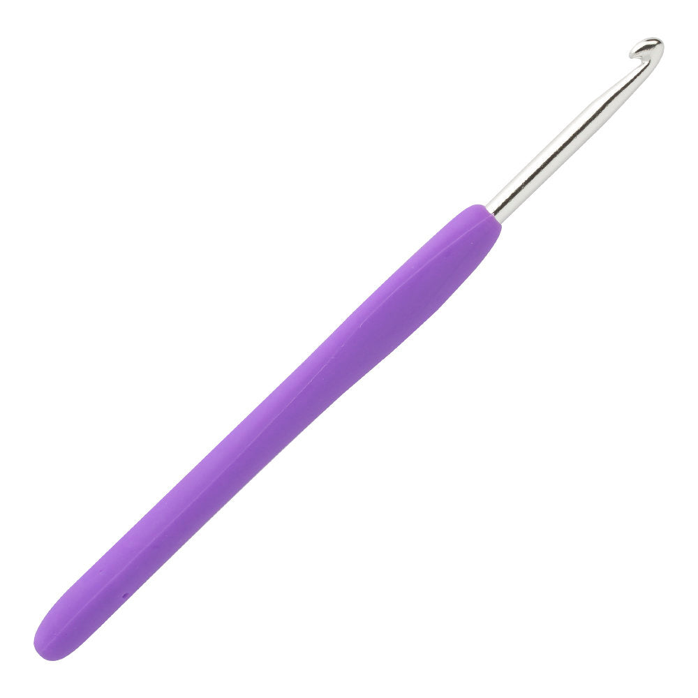 Loren 4 mm Soft Handled Crochet Hook, Purple