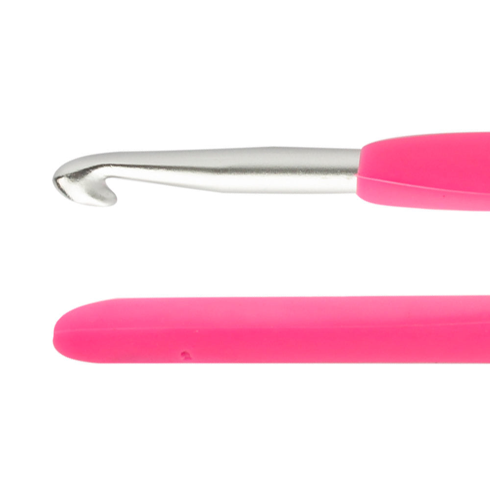 Loren 6 mm Soft Handled Crochet Hook, Pink