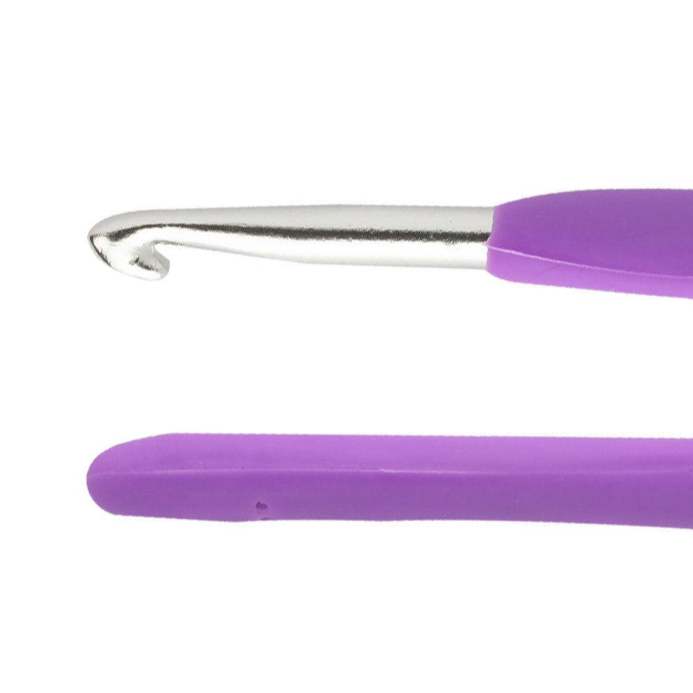 Loren 6 mm Soft Handled Crochet Hook, Purple