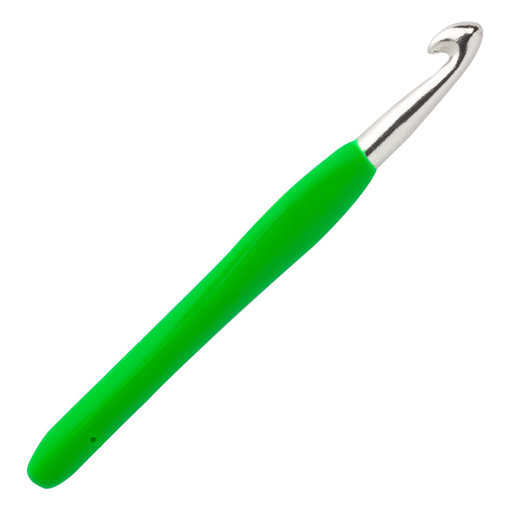 Loren 9 mm Soft Handled Crochet Hook, Green