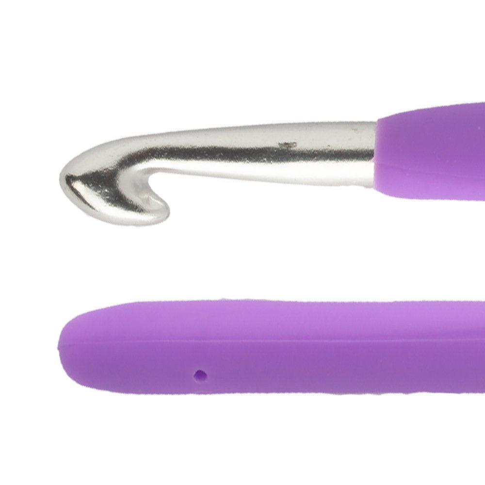 Loren 10 mm Soft Handled Crochet Hook, Purple