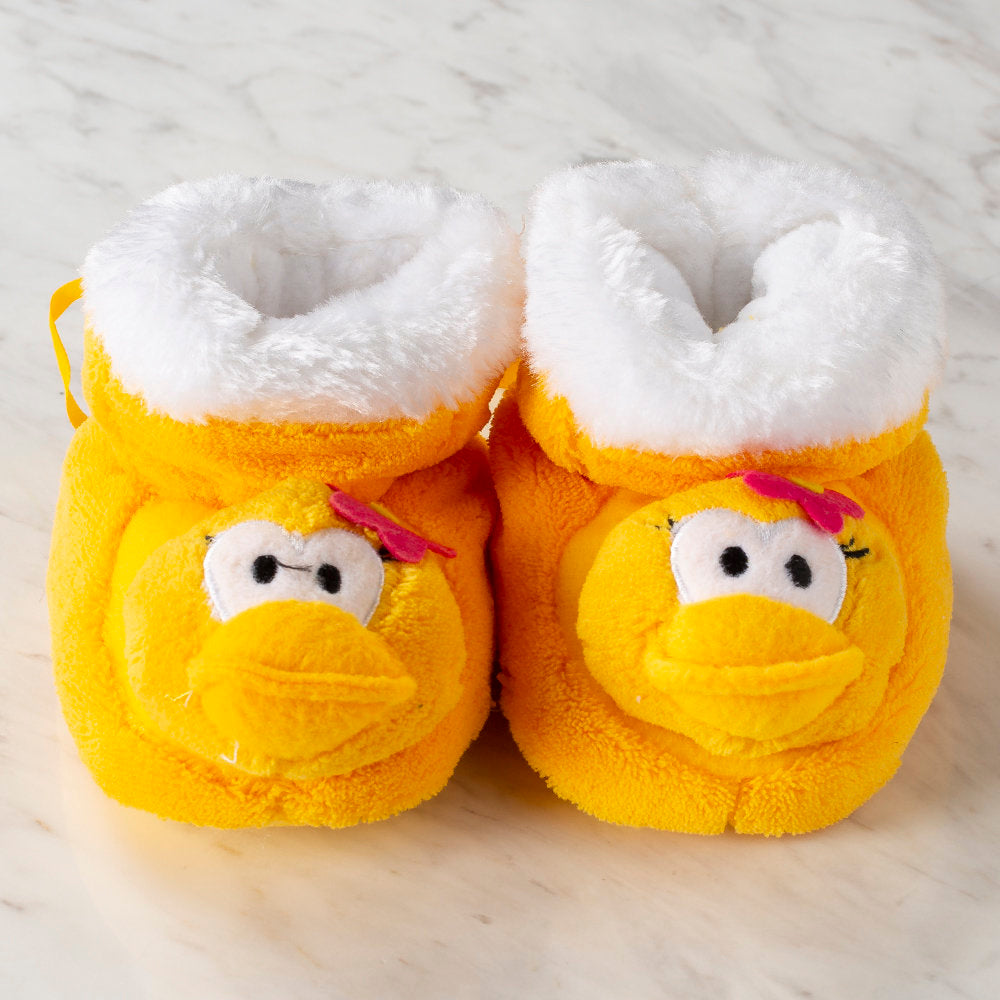 Loren Baby Booties, Yellow Duck - Large