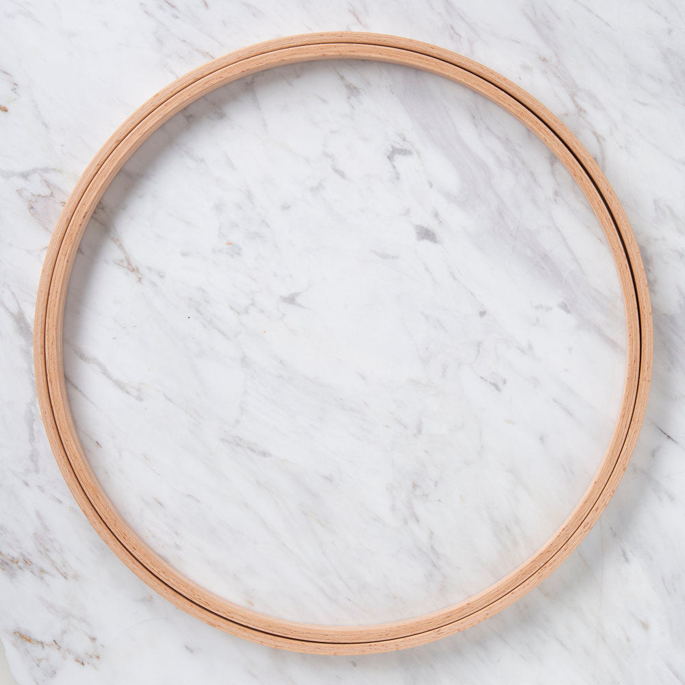 Nurge 16 mm Beech Wood Embroidery Hoop - No.8